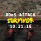 DDoS Attack 2016 Survivor Shirt