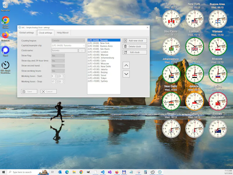 SAC - Simple Analog Clock screenshot 3