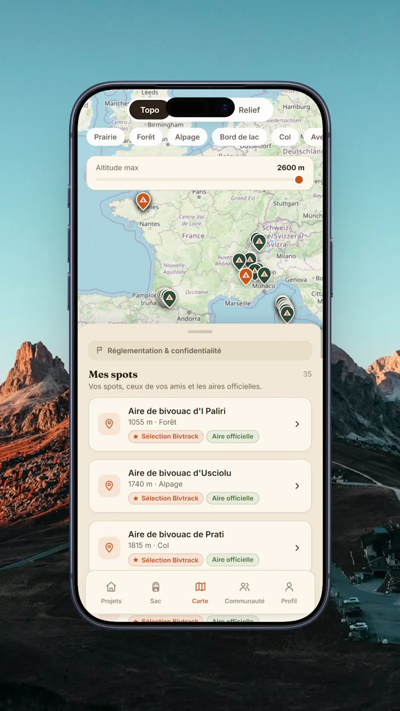 Bivtrack screenshot 4