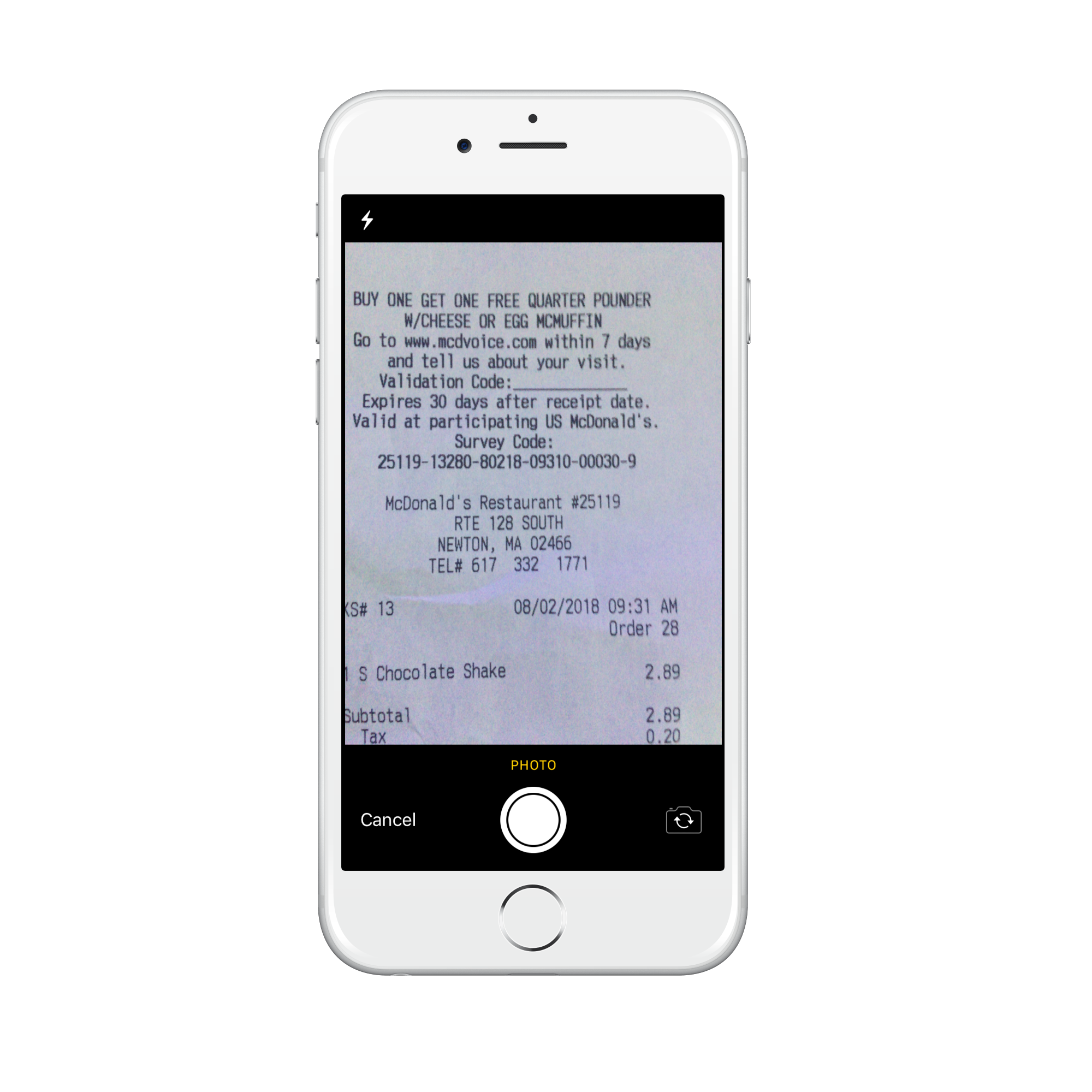 Free McDonald's burger! gallery image