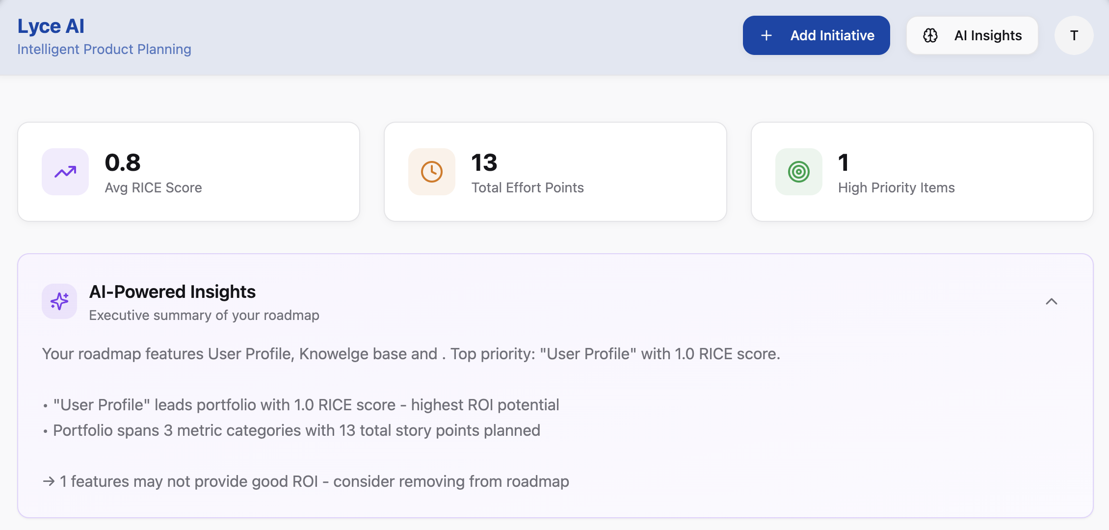 Lyce AI: Intelligent Product Planning media 2