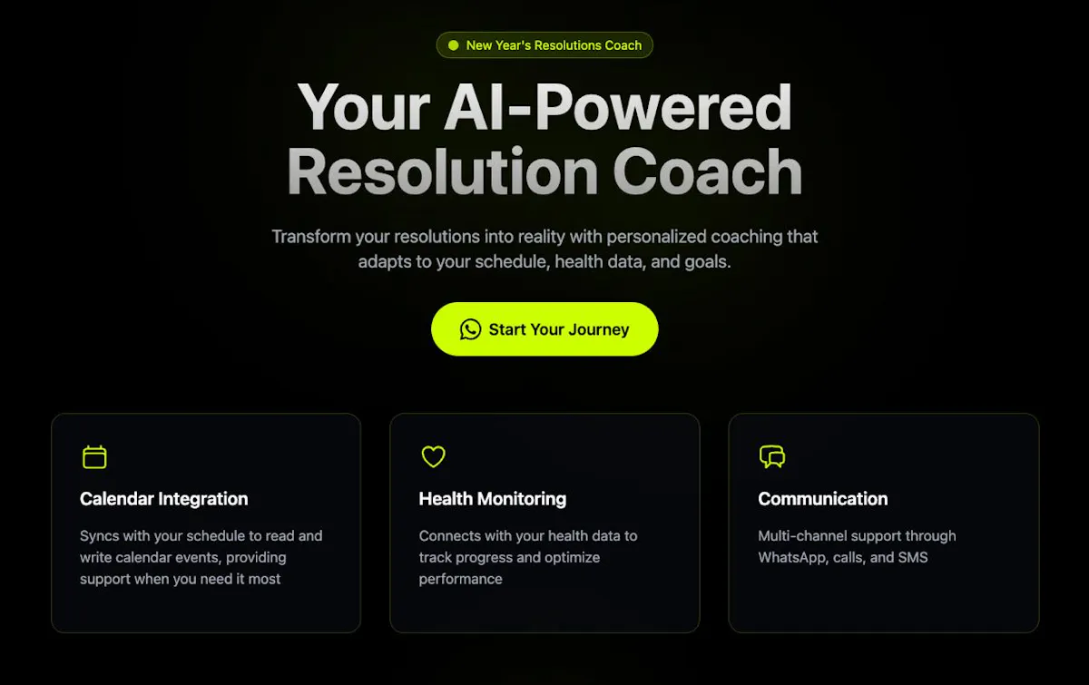 New Year's Resolutions Coach by 1440