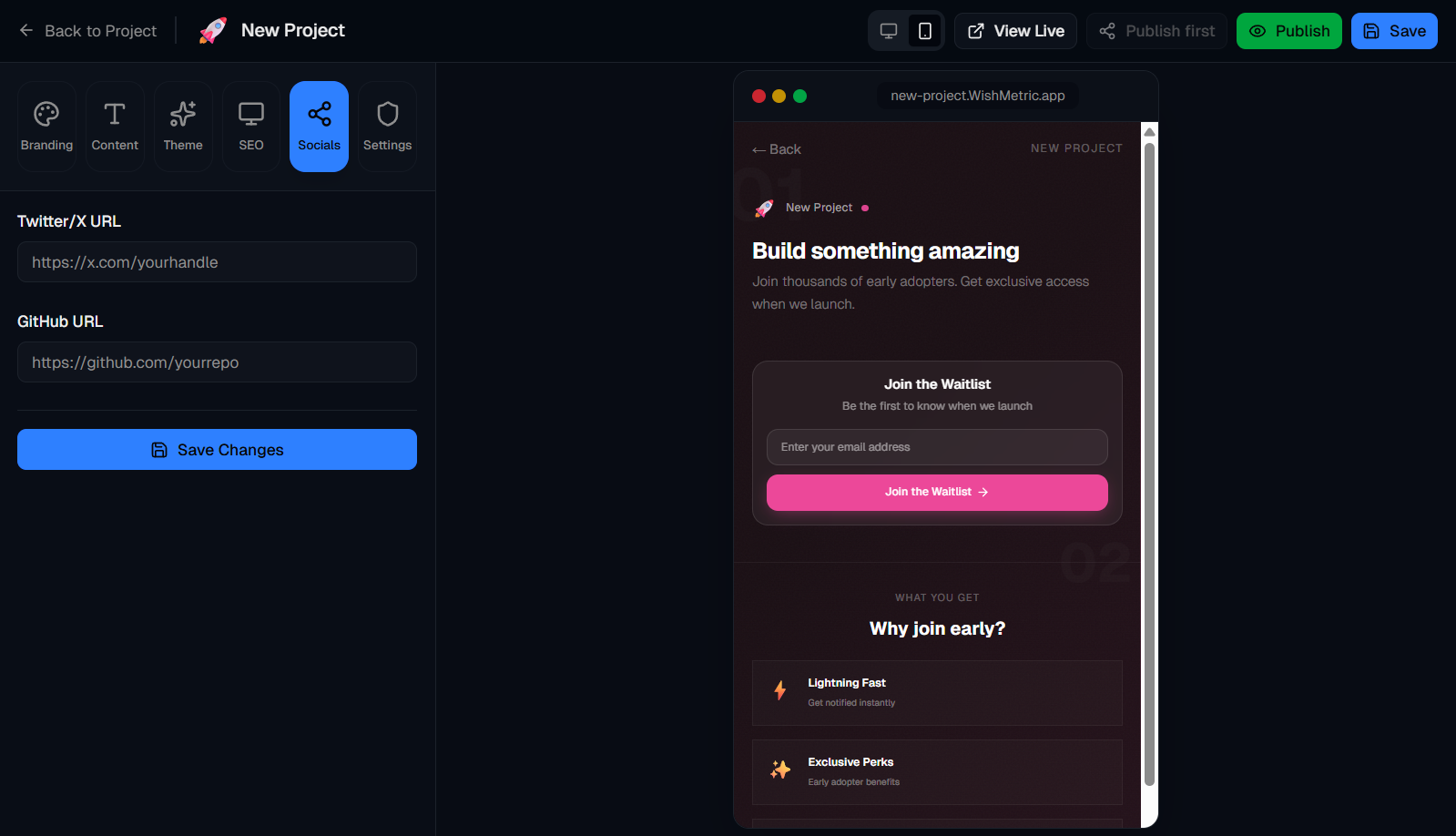 WishMetric gallery image