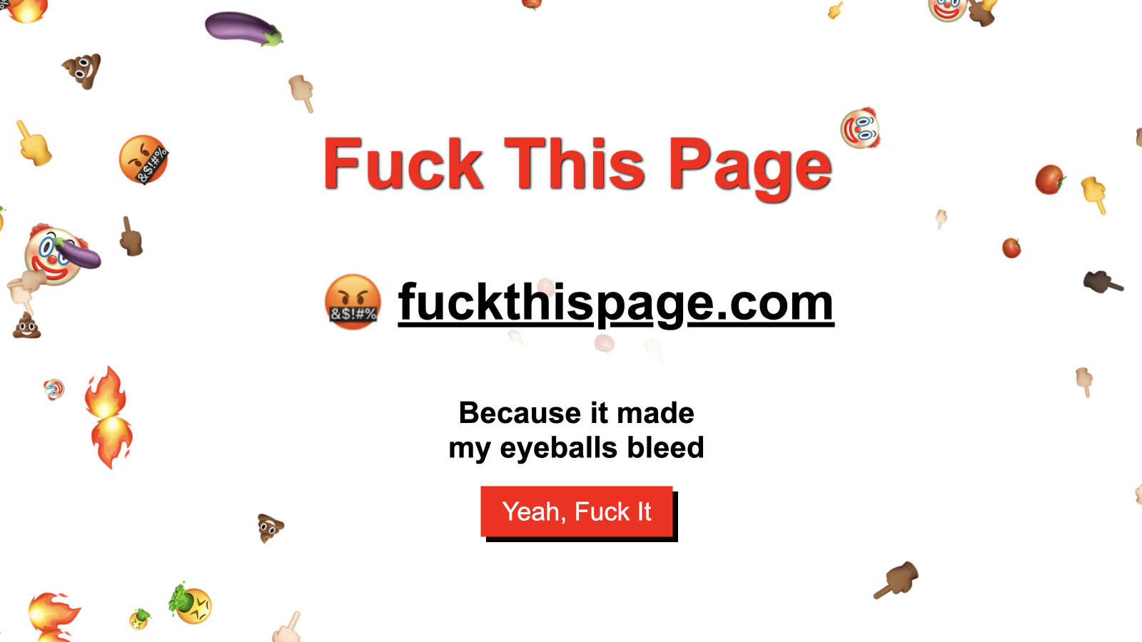 Mídia 1 de Foda -se esta página - Se vingar de qualquer site que você não goste
