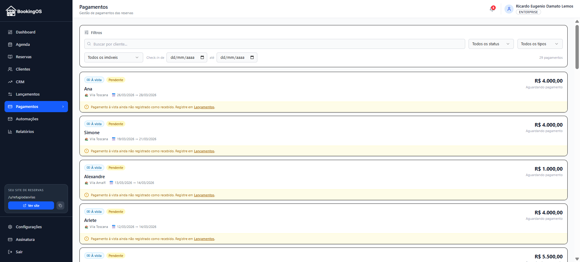 BookingOs gallery image