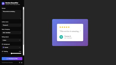 Review Beautifier gallery image