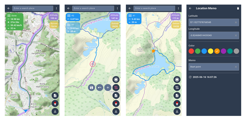 Ropetracker - Traccia e visualizza le tue percorsi escursionistiche, ciclistiche ed esecutive media 3