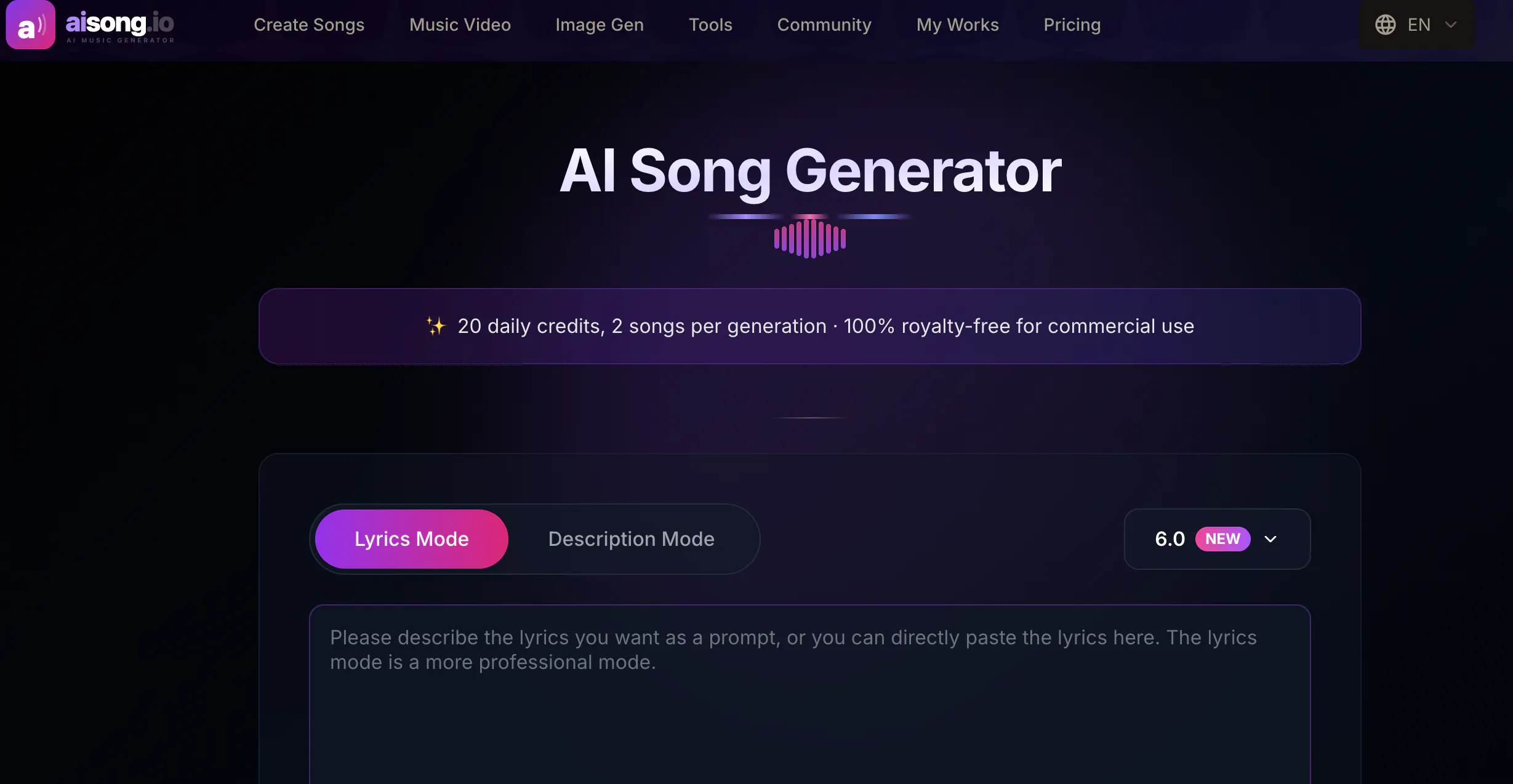 VlogMusic.io - AI Music Generator gallery image