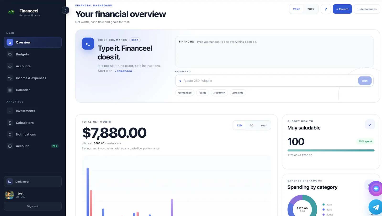 Financeel screenshot 1