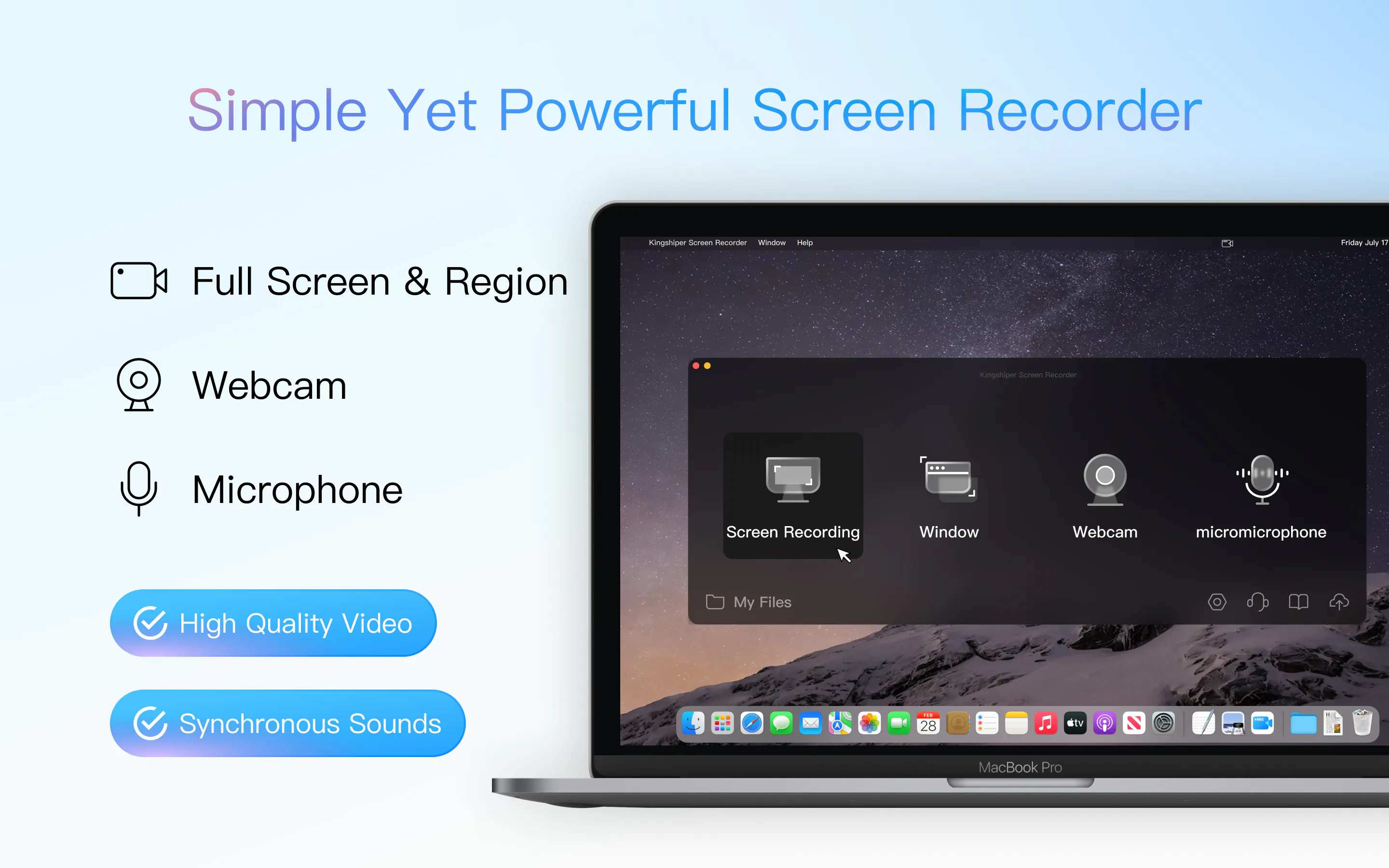 Kingshiper Screen Recorder for Mac gallery image