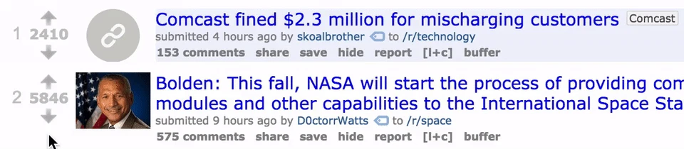 The importance of upvoting