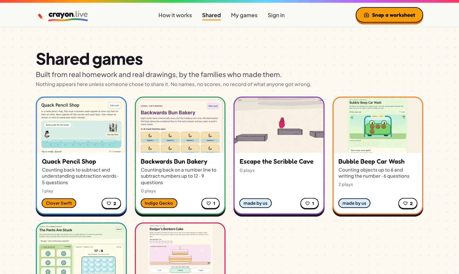 crayon.live · homework comes alive screenshot 7