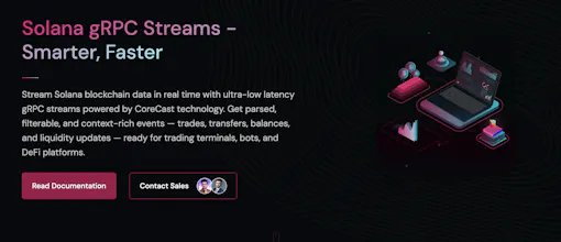 Solana gRPC Streams by Bitquery gallery image