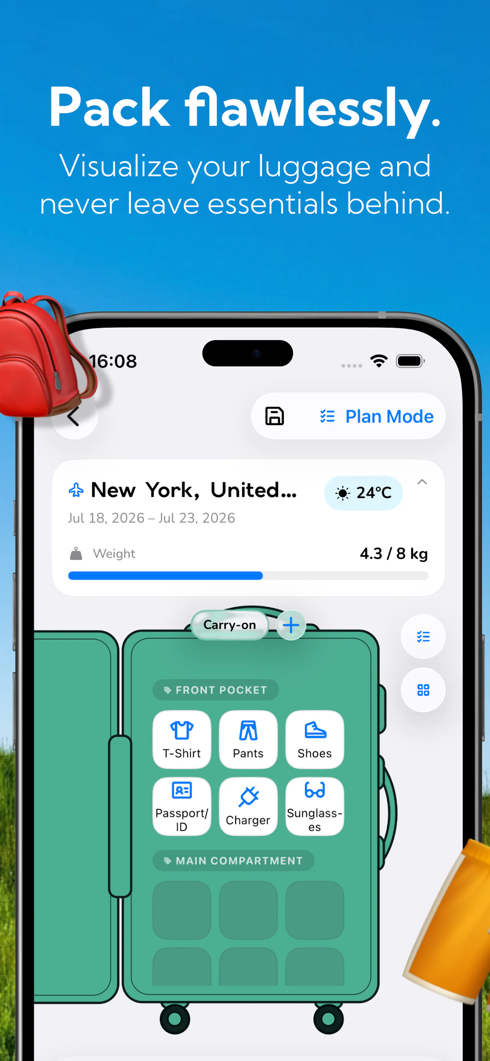 Packwork: Smart Packing List screenshot 2