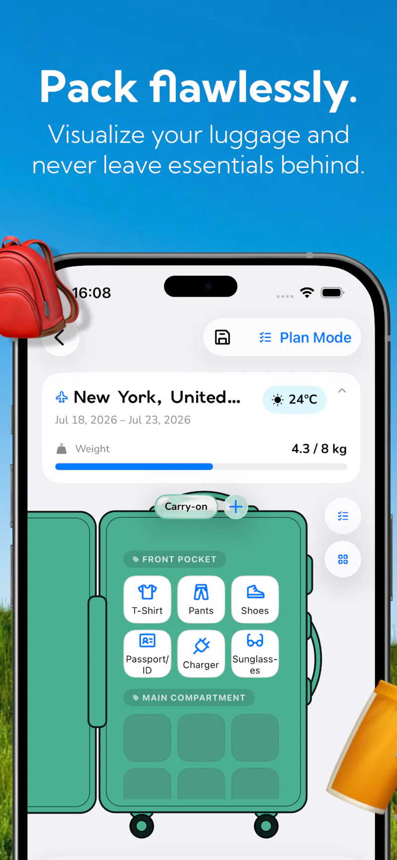 Packwork: Smart Packing List screenshot 2