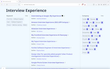 Interview Experience gallery image