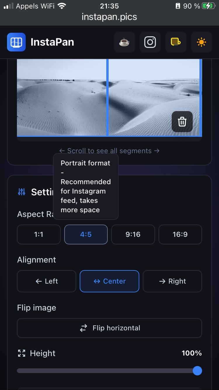 InstaPan gallery image