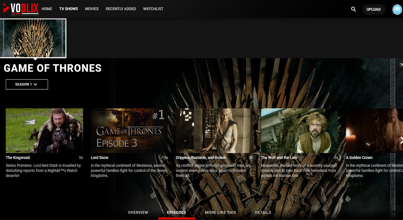 Vodlix gallery image