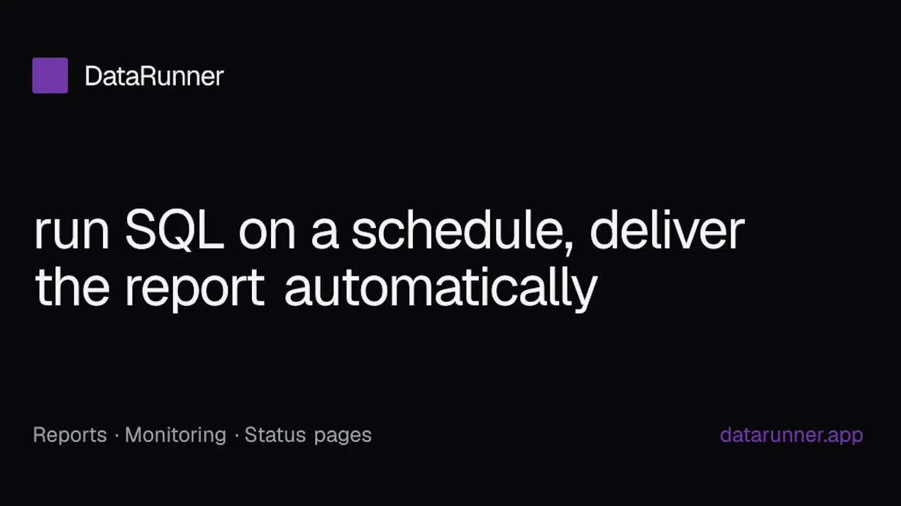 DataRunner product