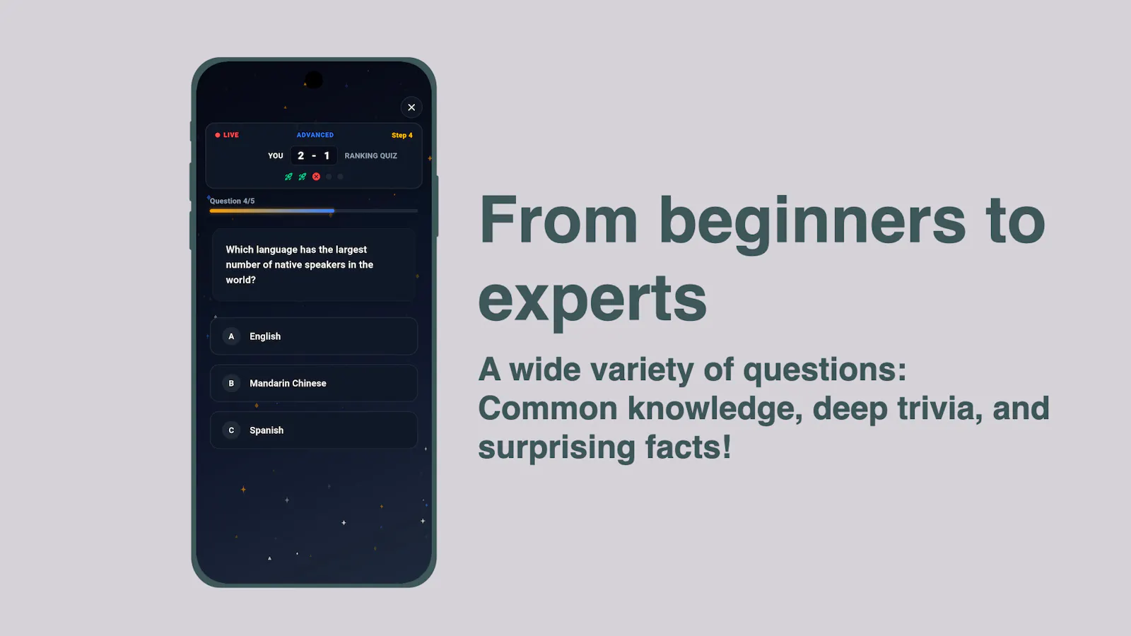 Ranking Trivia Quiz screenshot 3