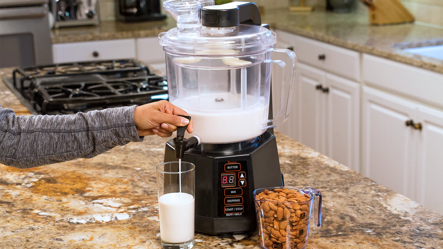 NutraMilk: Make Nut Milk & Butter in 12 Minutes or Less