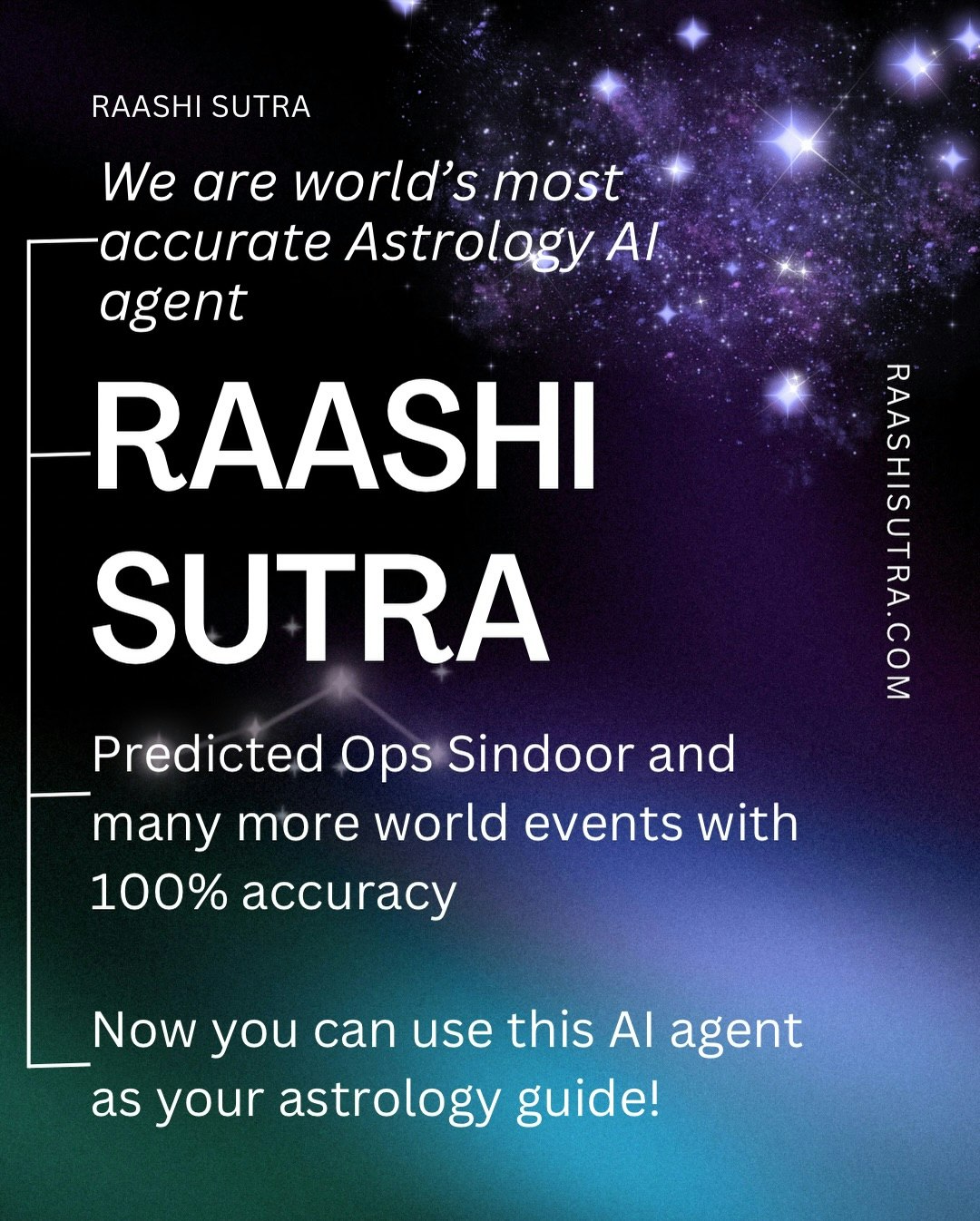 Raashi Sutra - Main product screenshot demonstrating key features and user interface