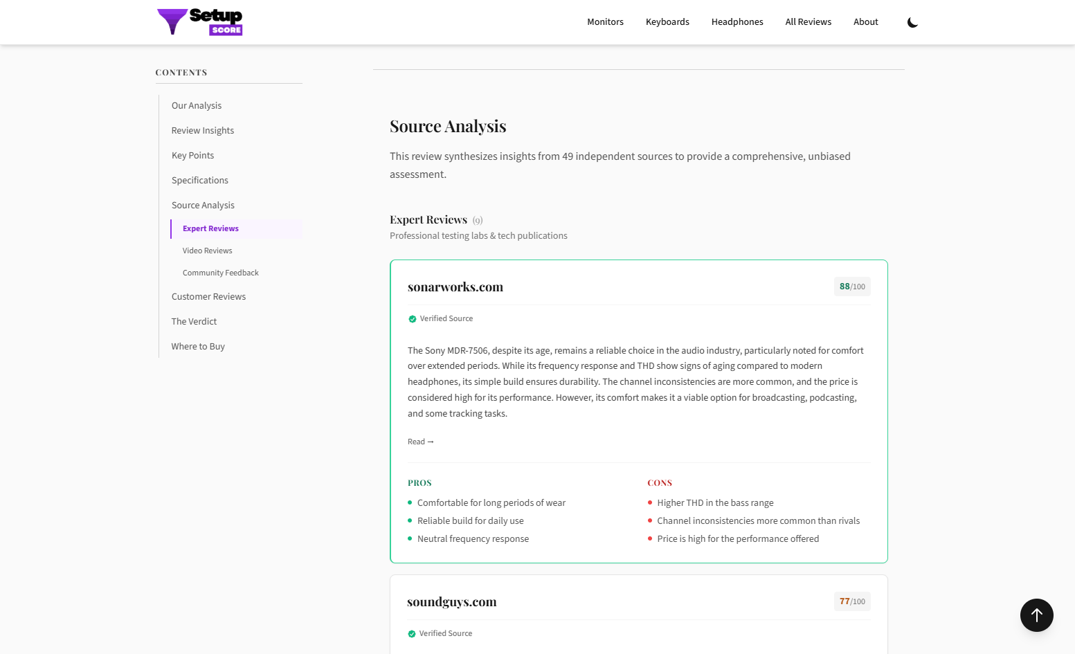 SetupScore gallery image