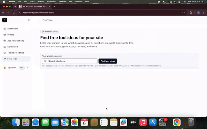 Natiad screenshot 1 (video preview)