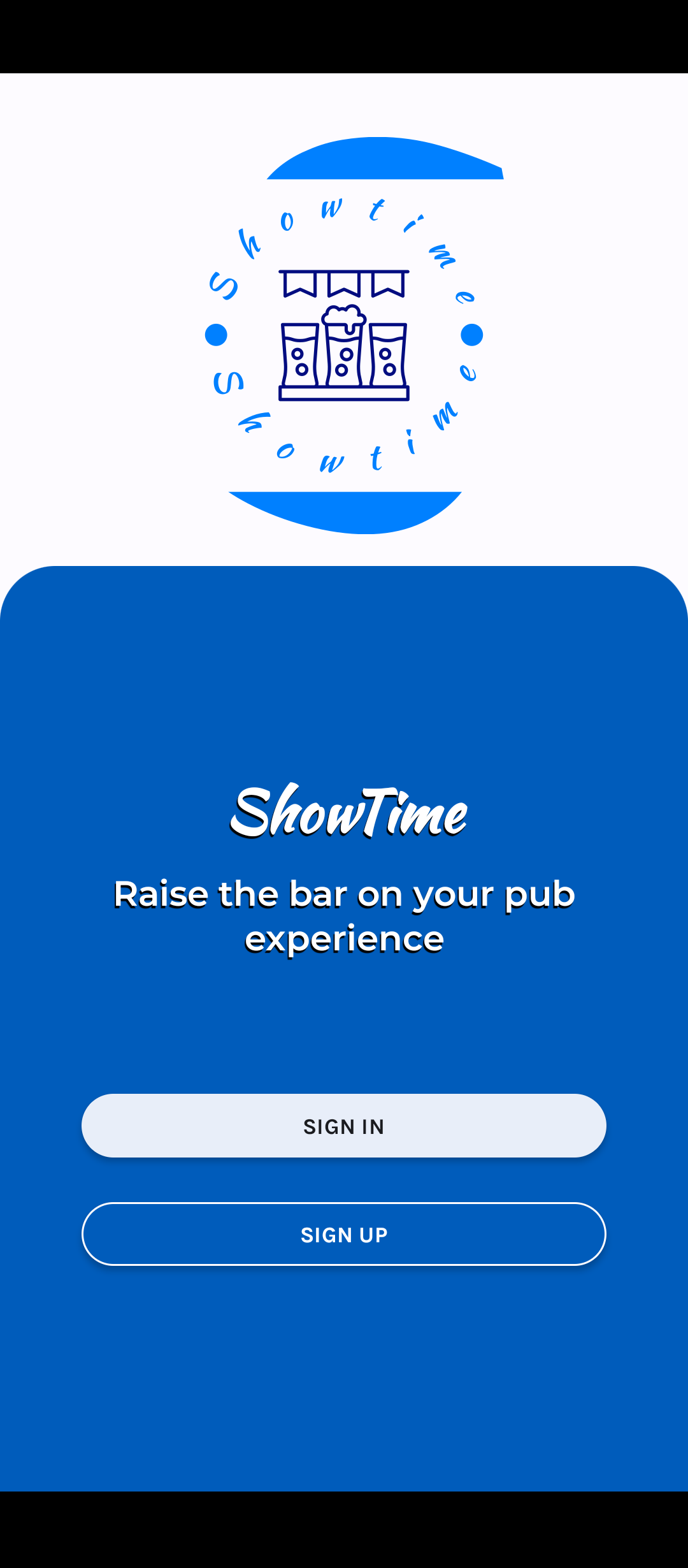 Show Time - OS für das Kundenbindung für Pubs und Restaurants Medien 1