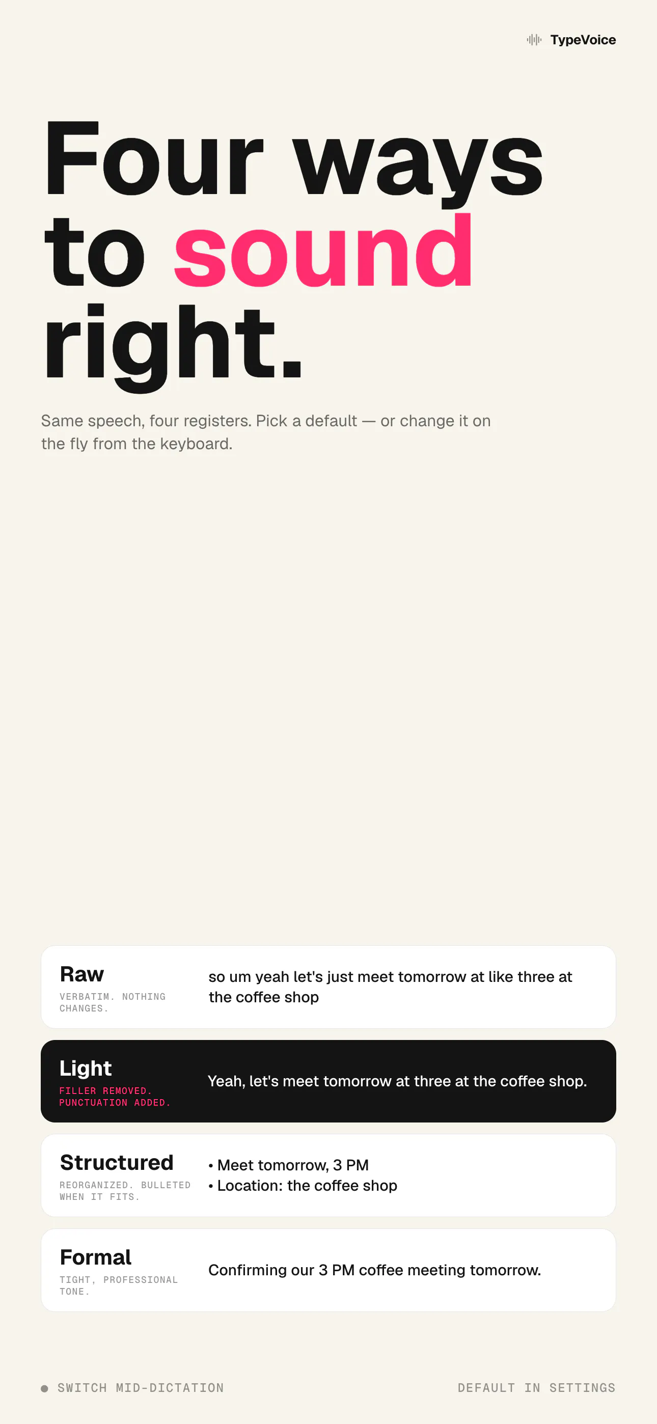 TypeVoice gallery image