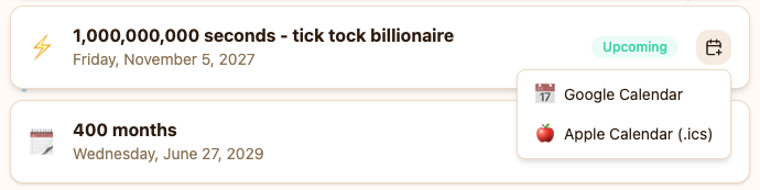 Bonus Birthdays - Screenshot 3 showing product features and functionality