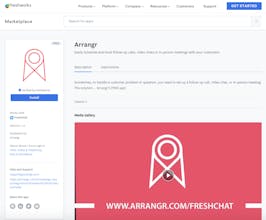 Arrangr.com and Freshchat gallery image