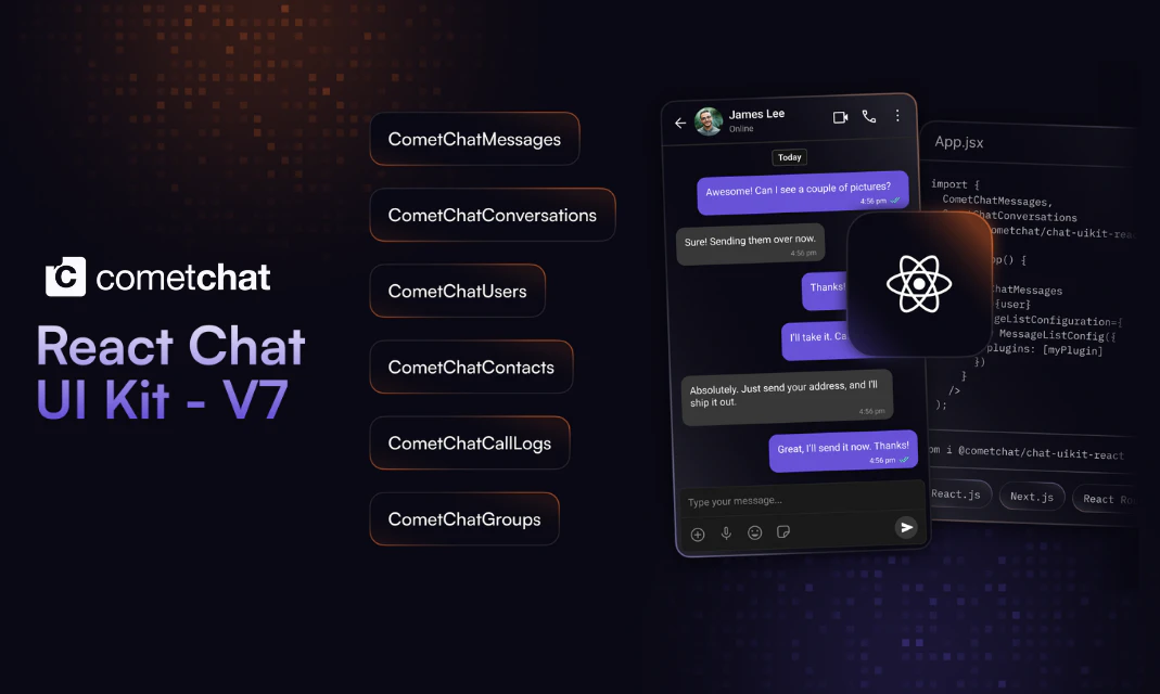 startuptile React UI Kit V7-All the chat components you need. None of the complexity