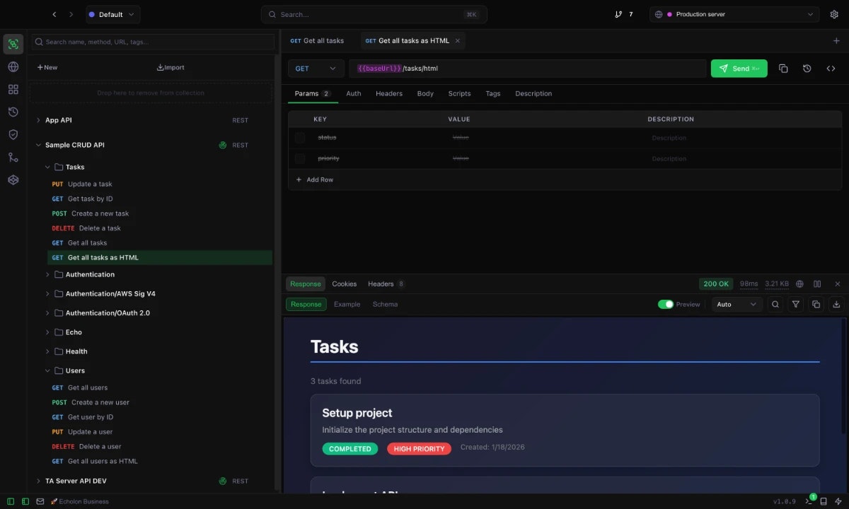 Echolon - Screenshot 3 showing product features and functionality