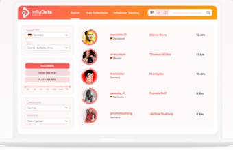 TikTok Influencer Plattform | influData gallery image