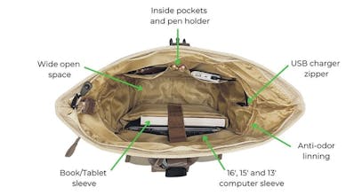 8000Kicks hemp backpack gallery image