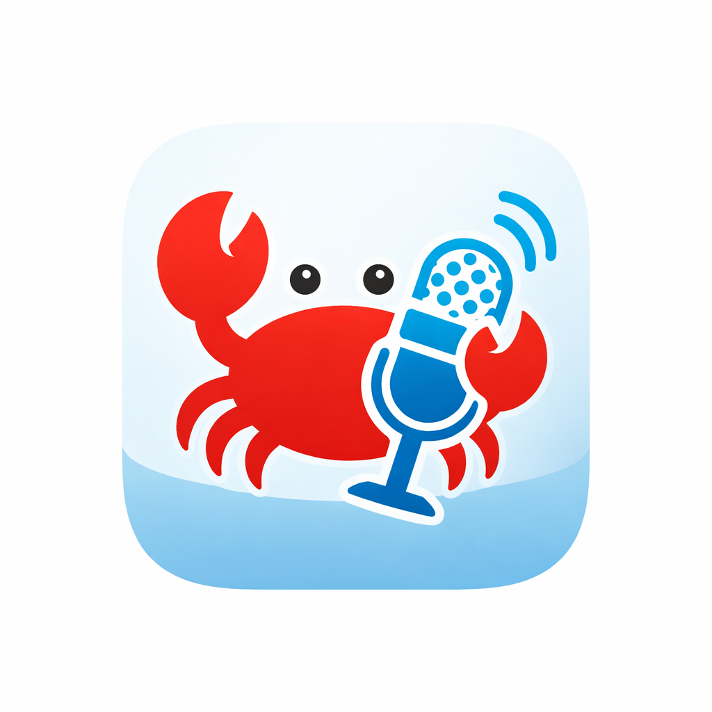 WaveCrab — On-Device Dictation for Mac