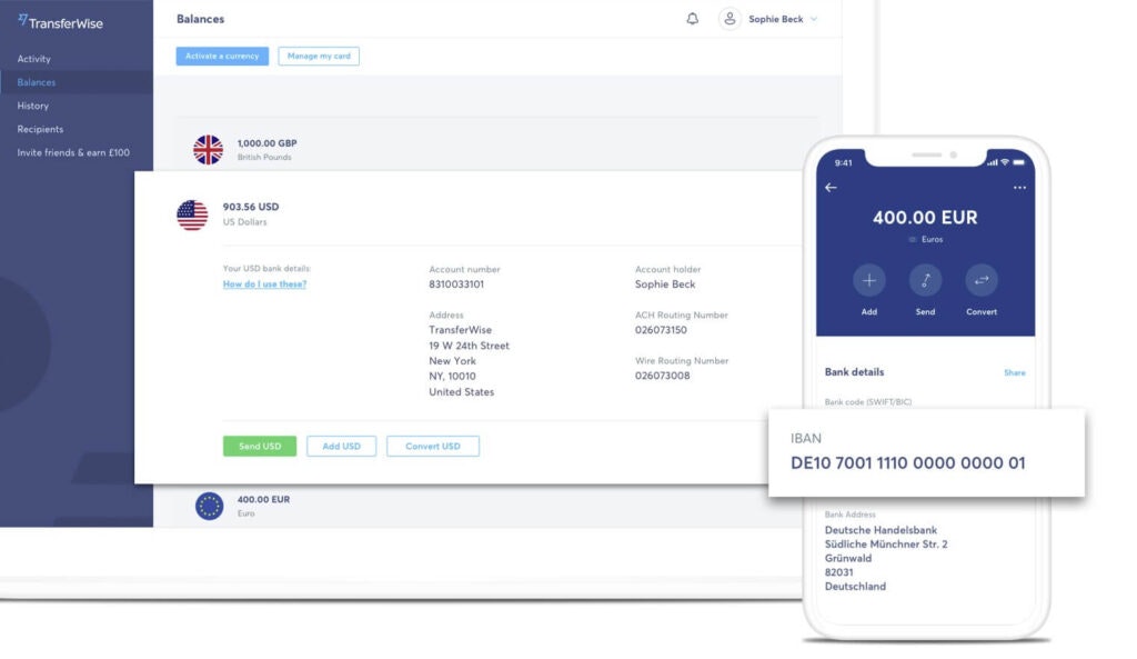 وسائط شراء حساب transferwise 1