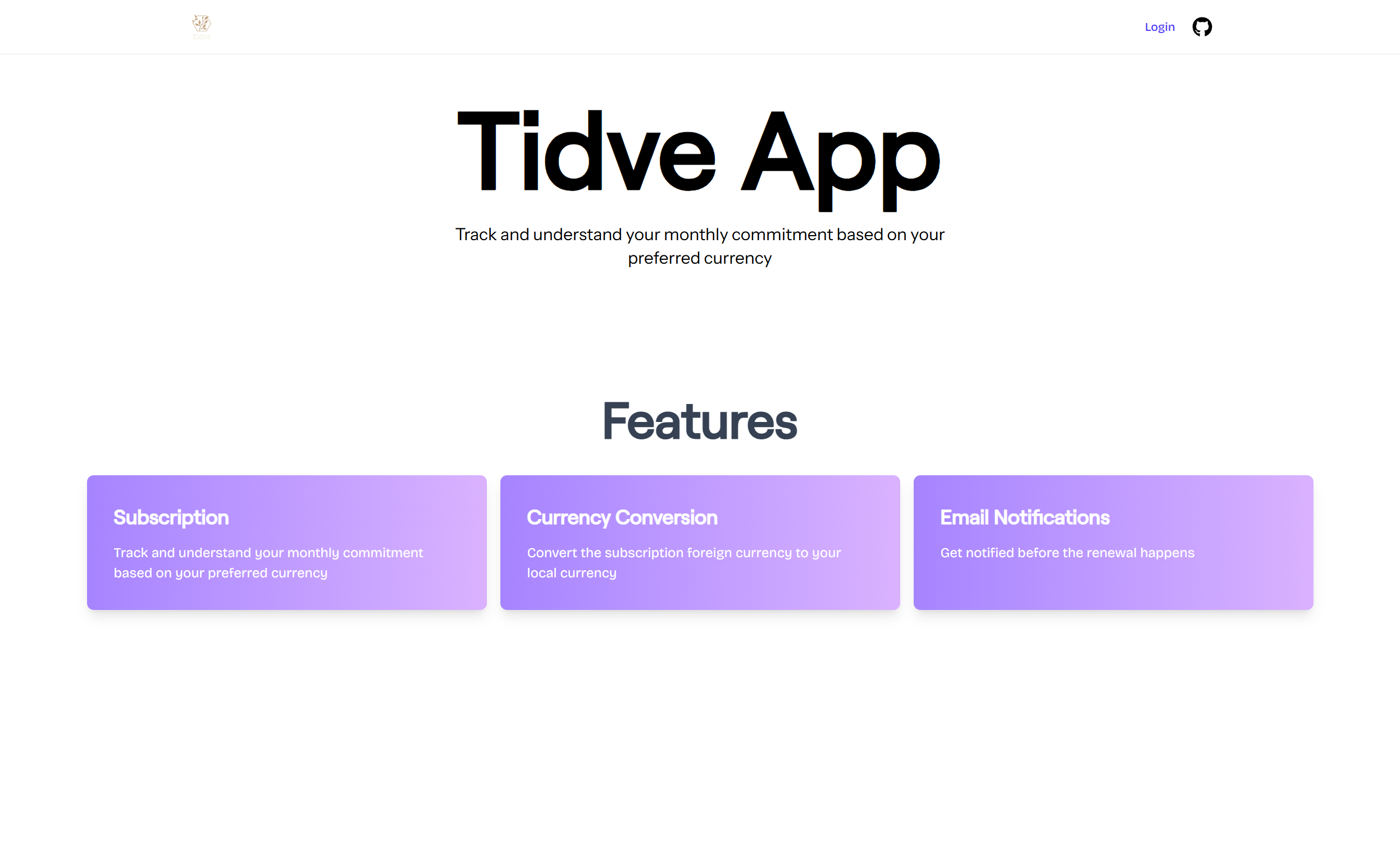 وسائط تطبيق Tidve - لوحة معلومات واحدة.عملة واحدة.إجمالي وضوح الاشتراك. 1
