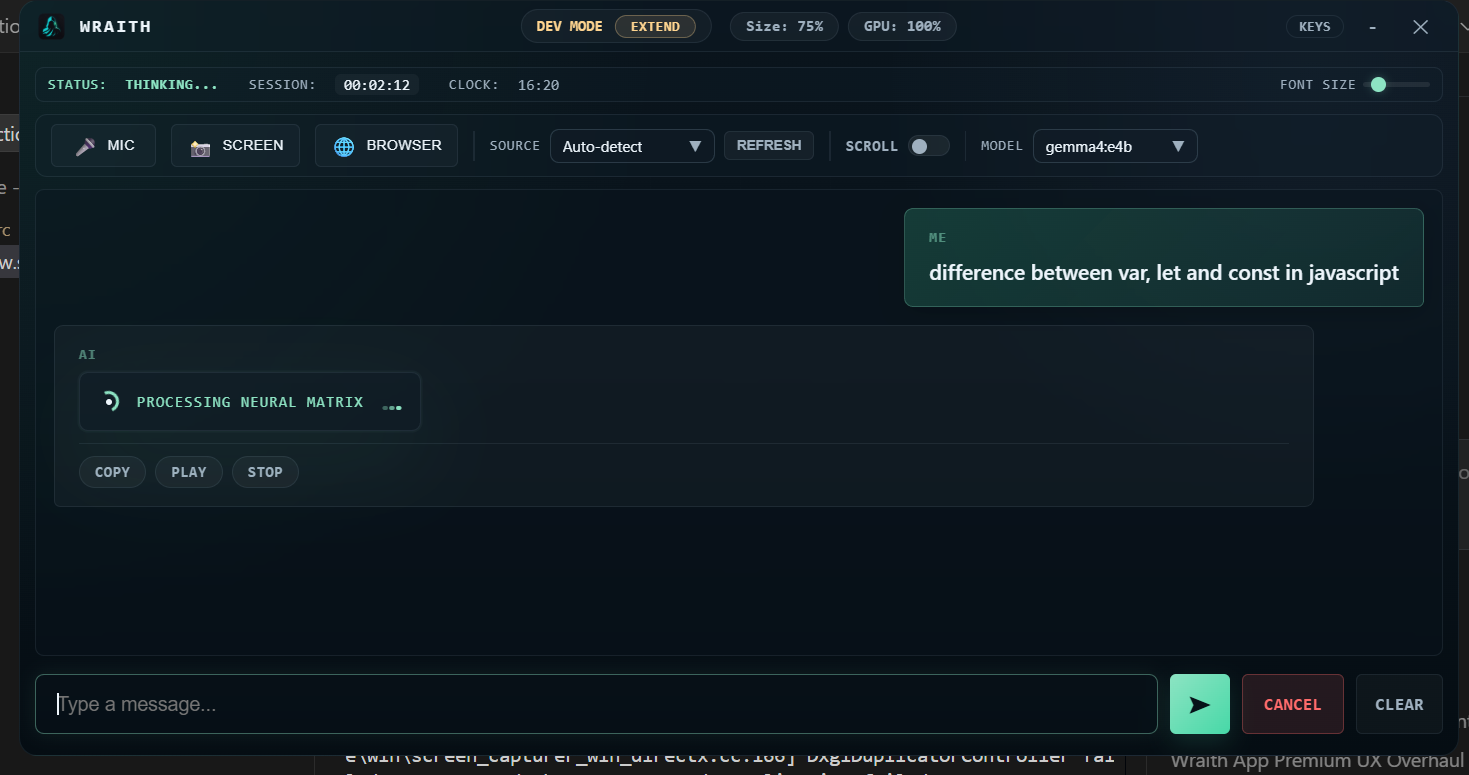 Wraith gallery image