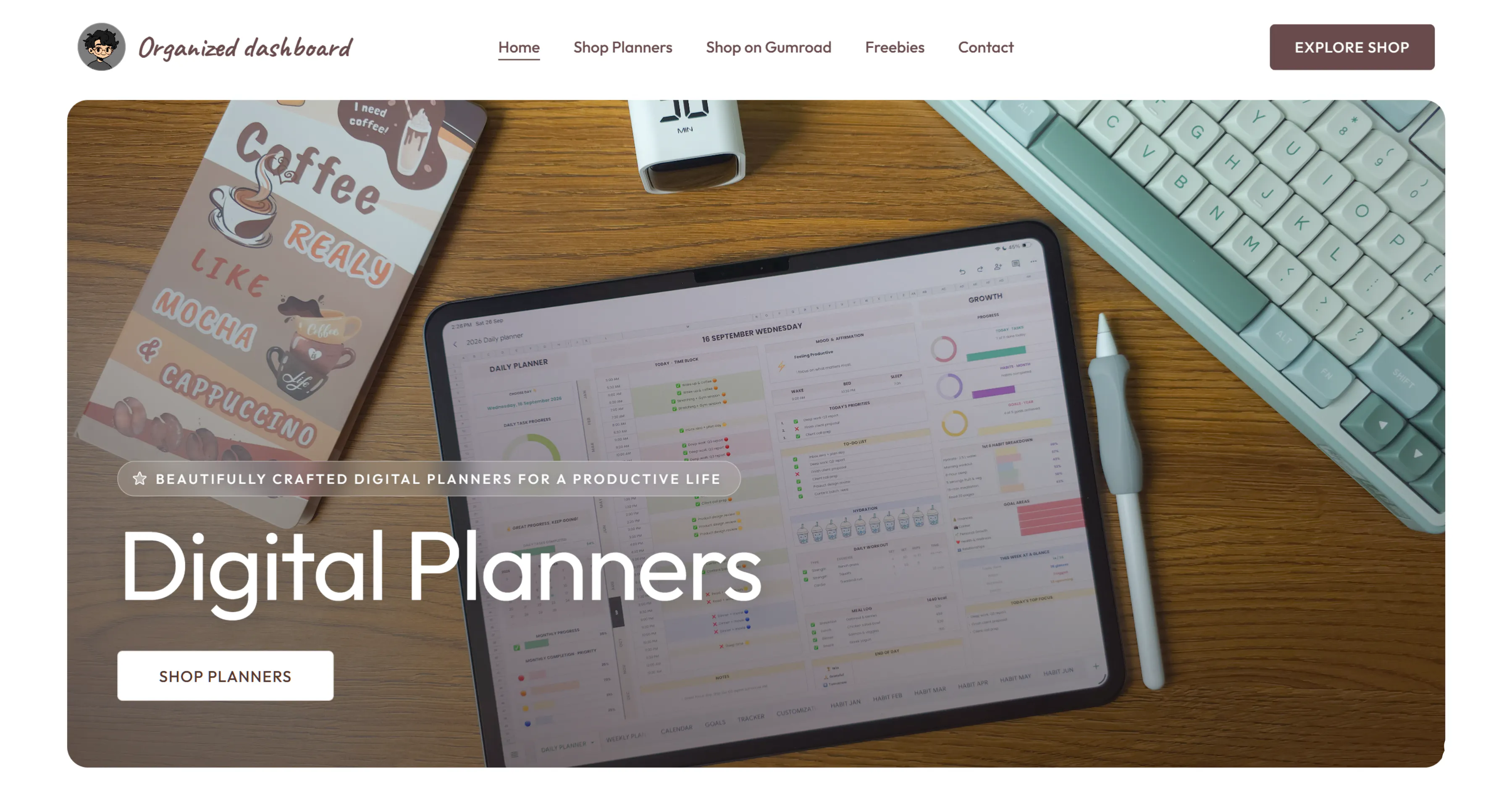 Digital planner hub gallery image
