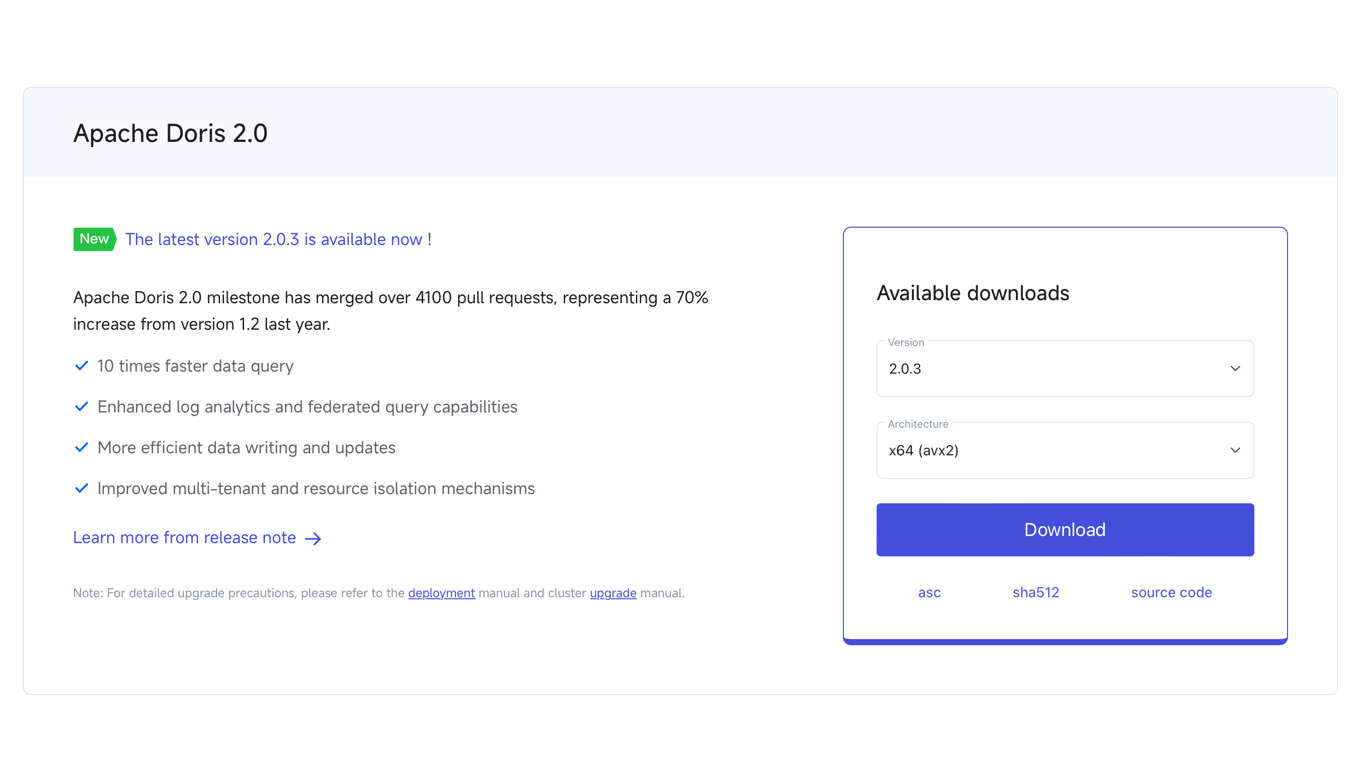 Apache Doris media 4