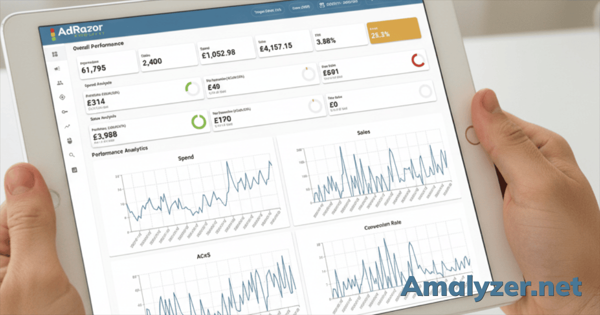 Amalyzer by AdRazor - Main screenshot showing features and interface