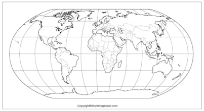 World Map Blank Printable gallery image
