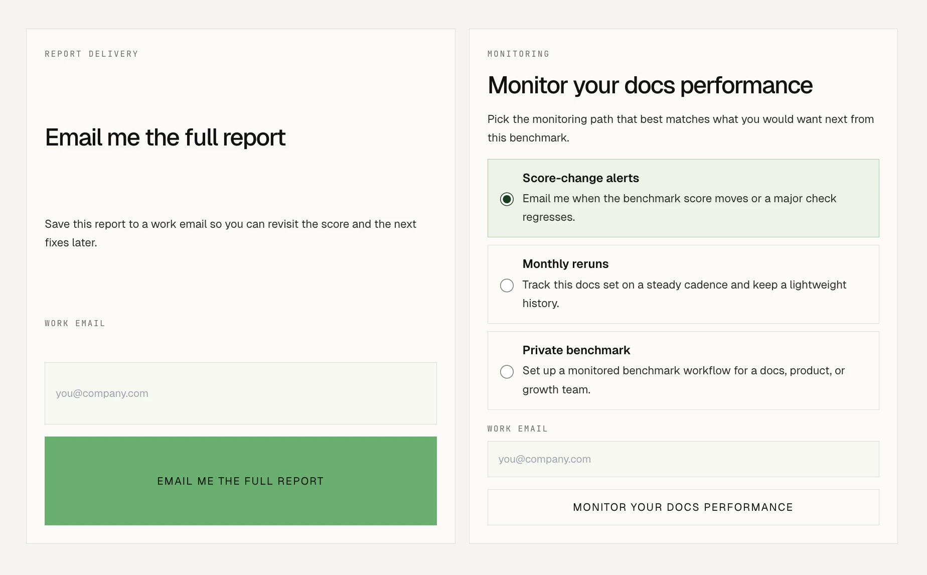 Agent-Ready Docs Benchmark screenshot 4