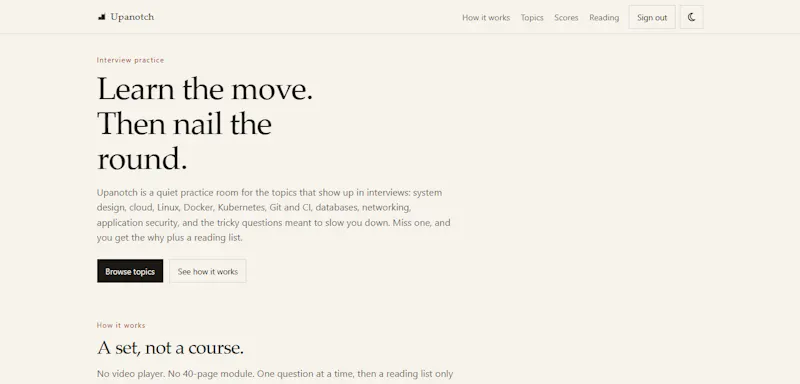 Upanotch screenshot 2