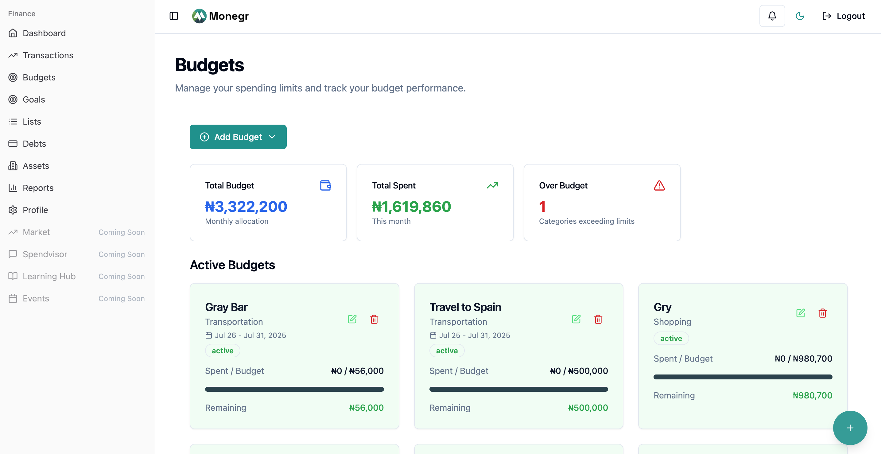 Média Application monegr - Toute votre vie financière 3