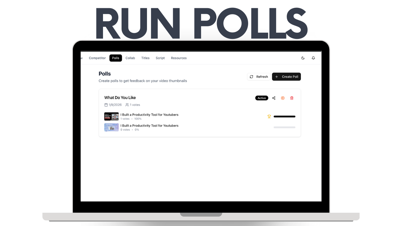 Thumbnail Collab - Screenshot 3 showing product features and functionality