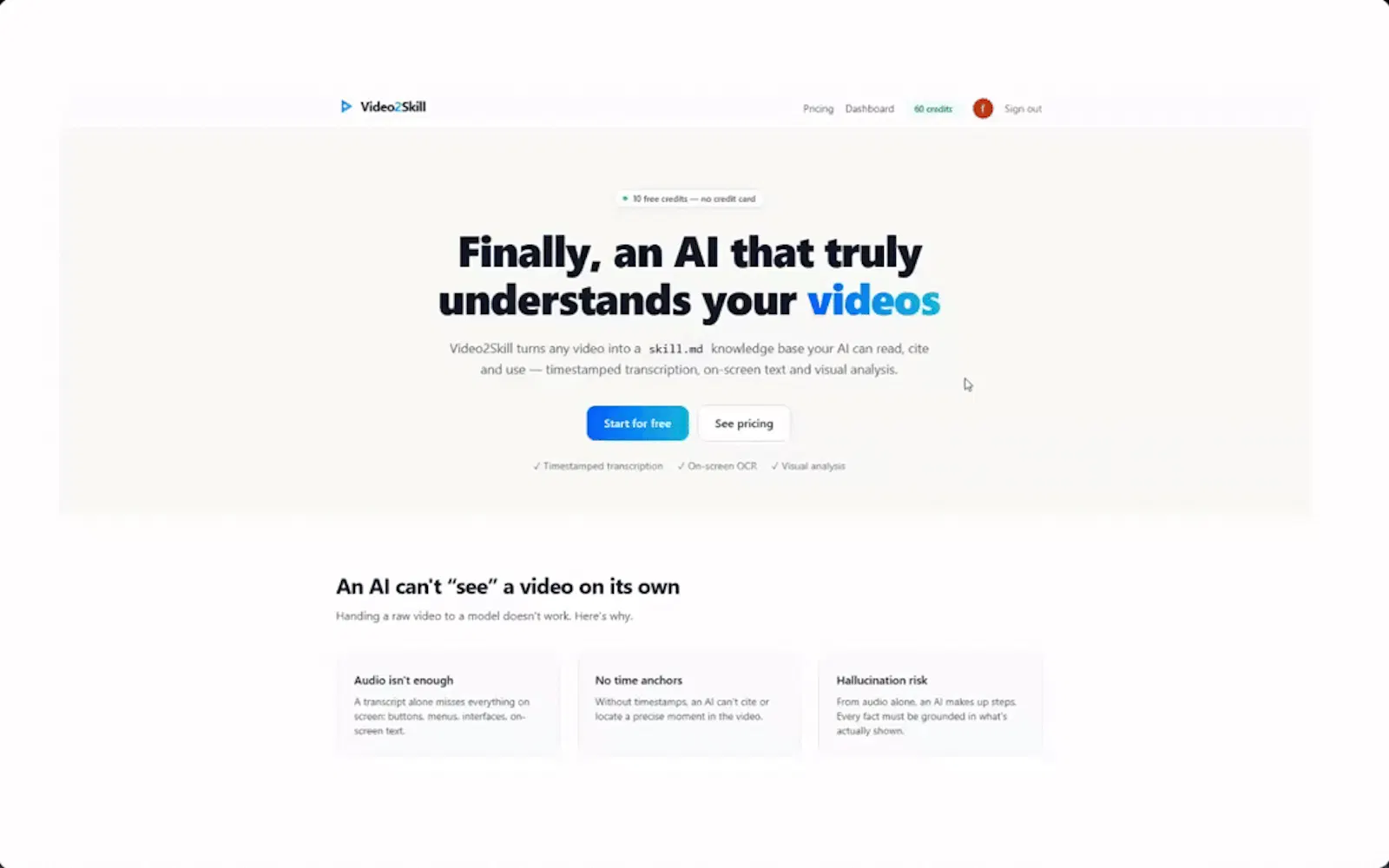 Video2Skill screenshot 1 (video preview)