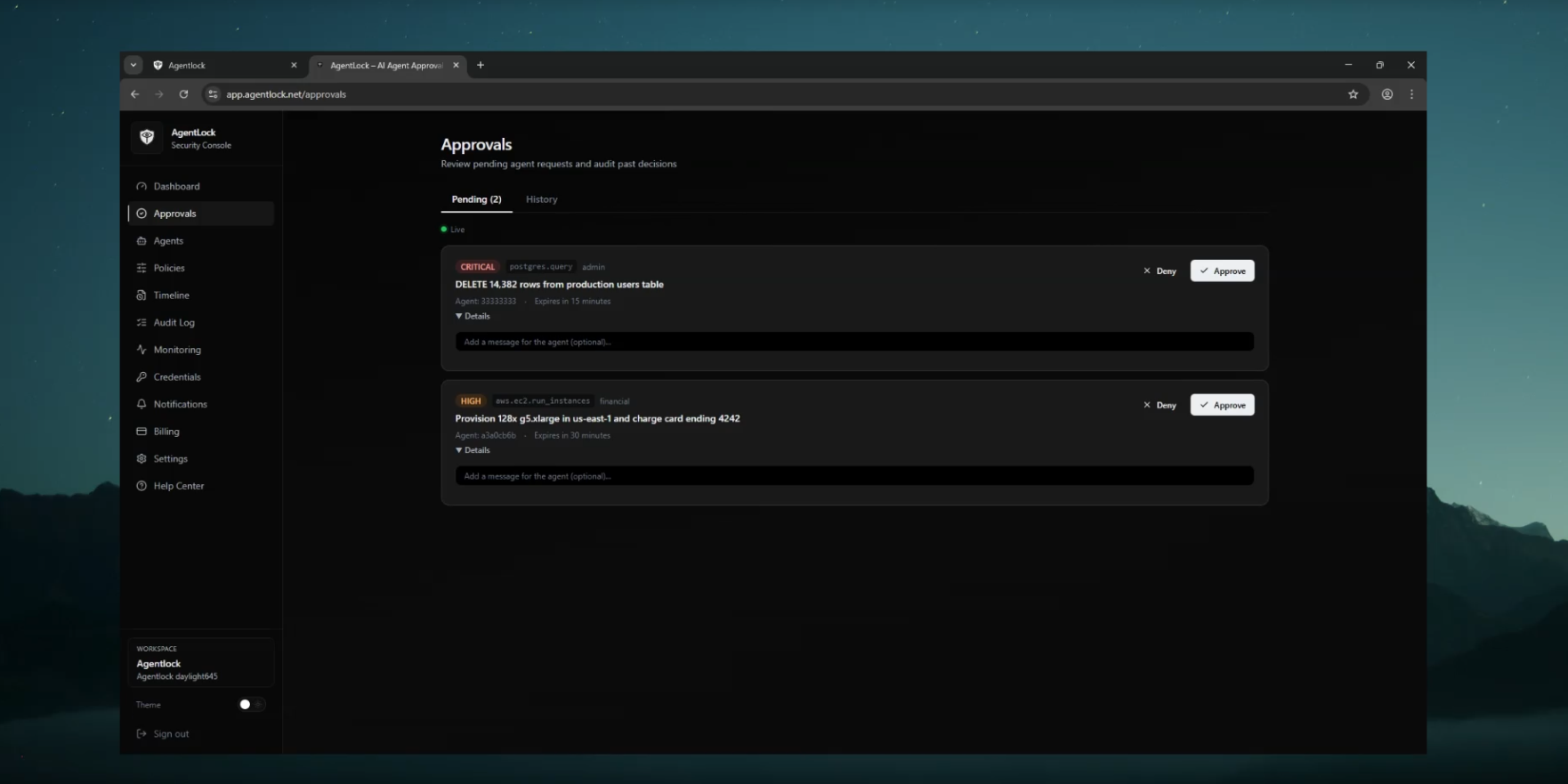 Agentlock gallery image